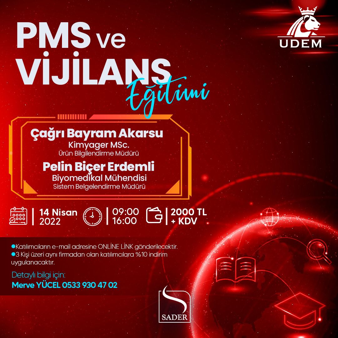 PMS ve Vijilans Eğitimi